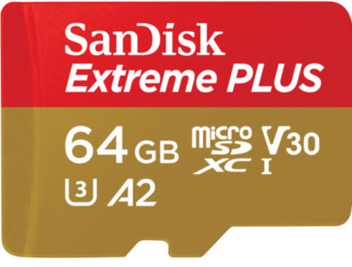 Sandisk Extreme Plus 64gb 200mb/s Microsd Memory Card