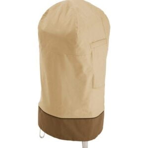Classic Accessories Veranda Water Resistant Round Smoker Cover – 19″ X 39″ X 19.. Classic Accessories Veranda Water Resistant Round Smoker Cover – 19″ X 39″ X 19″ – Beige