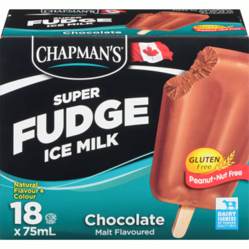 Chapmans Super Fudge Ice Milk 18×75.0 Ml