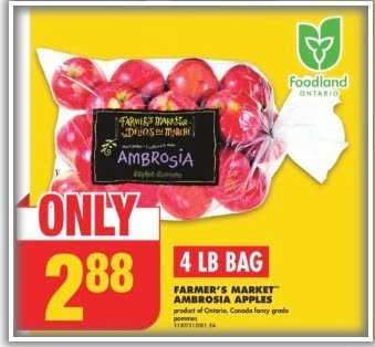 Farmer’s Market Ambrosia Apples 1.814 Kg