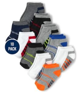 Baby And Toddler Boys Striped Ankle Socks 10-pack – H/t Smoke boys_ankle_socks