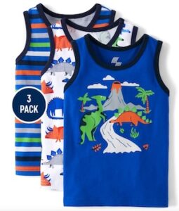 Baby And Toddler Boys Dino Tank Top 3-pack boys_dino_tank_epk
