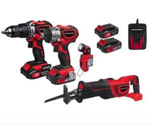 Benchmark 20v Max Lithium-ion Cordless Combo Kit – Hammer Drill, Impact Driver, Reciprocating .. Benchmark 20v Max Lithium-ion Cordless Combo Kit – Hammer Drill, Impact Driver, Reciprocating Saw