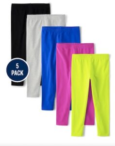 Girls Capri Leggings 5-pack – Pink Summer girls_captri