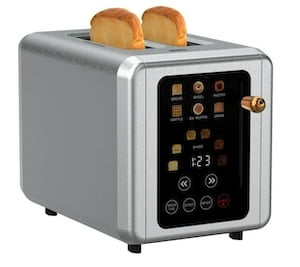 Whall® 2 Slice Touchscreen Toaster – Stainless Steel Toaster With Wide Slot, 6 Shade Settings,.. Whall® 2 Slice Touchscreen Toaster – Stainless Steel Toaster With Wide Slot, 6 Shade Settings, Bagel