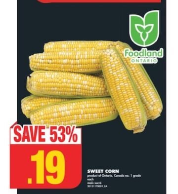 Sweet Corn No Frills