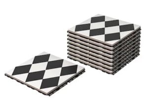 Decking, Outdoor, Indoor/outdoor/black/white Decking, Outdoor, Indoor/outdoor/black/white