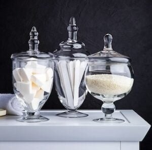 Ksp Spa Apothecary Jars – Set Of 3 Ksp Spa Apothecary Jars – Set Of 3