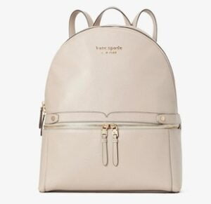 Women’s Kate Spade Day Pack Large Backpack Grey Brown Women’s Kate Spade Day Pack Large Backpack Grey Brown