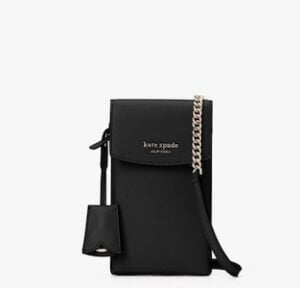 Women’s Kate Spade Spencer North South Phone Crossbody Bags Black Women’s Kate Spade Spencer North South Phone Crossbody Bags Black