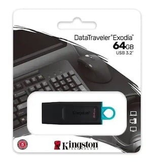 Kingston Datatraveler Exodia Usb 3.2 Flash Drive – 64gb