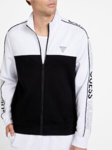 Guess Don Color-block Logo Tape Active Zip Jacket Guess Don Color-block Logo Tape Active Zip Jacket