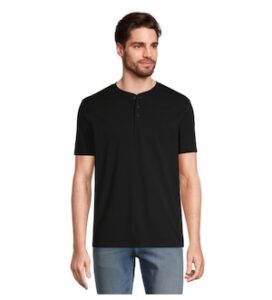 Men’s Stretch Short Sleeve Henley Shirt Men’s Stretch Short Sleeve Henley Shirt