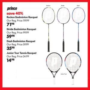 Badminton Racquets – 40% Off Badminton Racquets – 40% Off