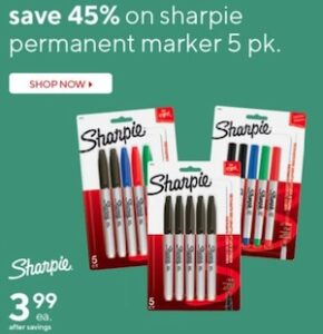 Sharpie Permanent Markers – Ultra-fine Tip – Assorted Colours – 5 Pack Sharpie Permanent Markers – Ultra-fine Tip – Assorted Colours – 5 Pack