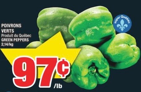 Green Pepper (price Per Lb)