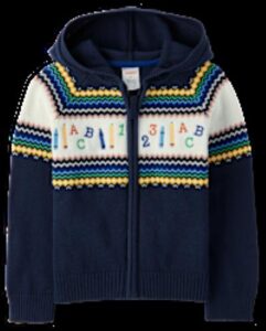 Unisex Kids Intarsia Alphabet Fairisle Cardigan – Classroom Cutie – Tidal 1 Unisex Kids Intarsia Alphabet Fairisle Cardigan – Classroom Cutie – Tidal 1