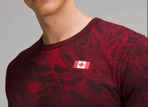 Team Canada Lululemon Fundamental T-shirt Coc Logo