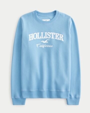 Hollister Women’s Logo Graphic Crew Sweatshirt