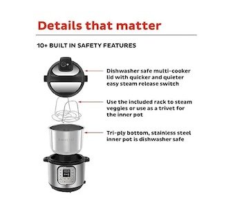 Instant Pot Duo Mini 3 – Quart Multi-use Pressure Cooker V5