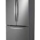 LG 33′ 25.1 Cu. Ft. French-door Refrigerator – Platinum Silver Steel