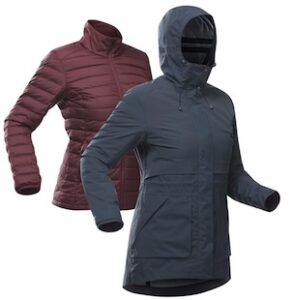 Women’s Hiking 3-in-1 Jacket – Travel 900 Navy Blue Women’s Hiking 3-in-1 Jacket – Travel 900 Navy Blue