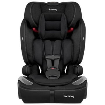 Harmony Commander 3-in-1 Deluxe Harnessed Booster Car Seat – Black