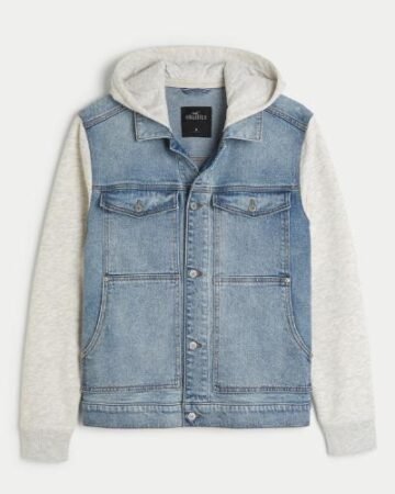 Denim Hoodie Jacket