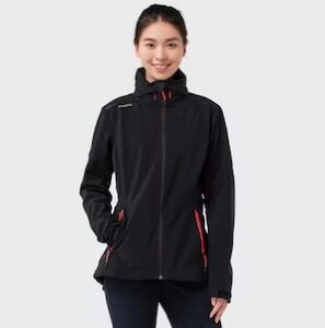 Tribord Women’s Windproof Softshell Jacket – 900 Black Tribord Women’s Windproof Softshell Jacket – 900 Black