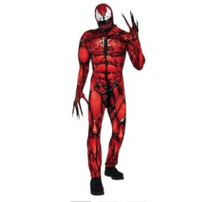 Men’s Disney Marvel Spider-man Carnage Red/black Padded Jumpsuit Men’s Disney Marvel Spider-man Carnage Red/black Padded Jumpsuit