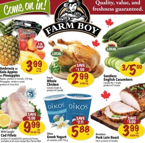 Farm Boy – Weekly Offers – Valid Oct 31, 2024 – Nov 6, 2024