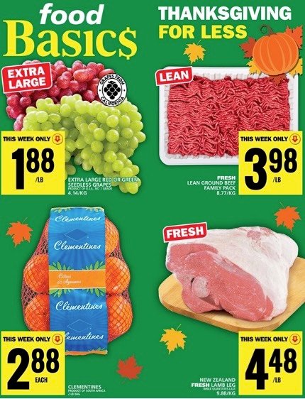 Food Basics – Weekly Offers – Valid Till Oct 9, 2024