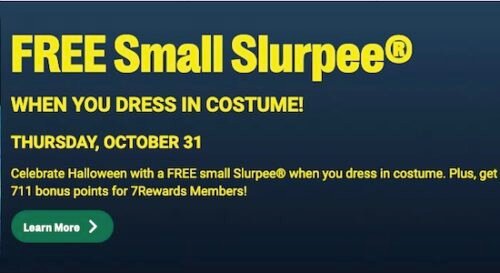 7-Eleven – Halloween Offers – Free Small Slurpee