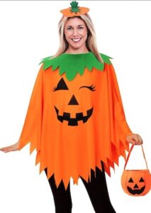 Wishten 3pcs Halloween Pumpkin Costume For Women Wishten 3pcs Halloween Pumpkin Costume For Women