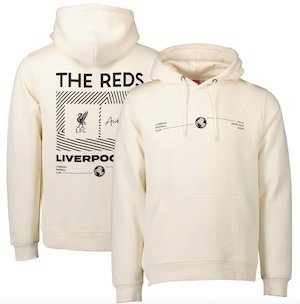 Men’s Cream Liverpool Fashion Pullover Hoodie