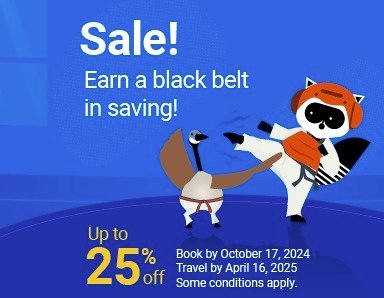 Porter Airlines – Upto 25% Off