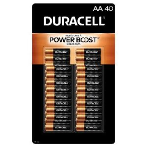 Duracell AA or AAA Batteries with Power Boost Ingredients, 40 count Duracell AA or AAA Batteries with Power Boost Ingredients, 40 count