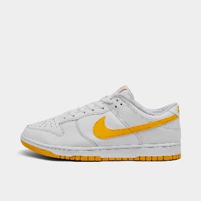 Nike Men’s Dunk Low Retro White / University Gold – Summit White