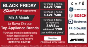 Costco – Black Friday – Appliances Deal Costco – Black Friday – Appliances Deal