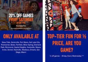 Dave & Buster’s – Current Promotions Dave & Buster’s – Current Promotions