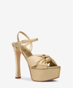 Elena Metallic Leather Platform Sandal Elena Metallic Leather Platform Sandal