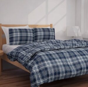 Herring Flannel Duvet Cover Set Herring Flannel Duvet Cover Set