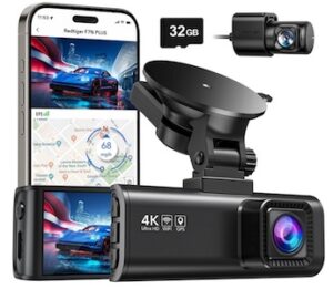 Redtiger Dash Cam Front Rear, 4k/2.5k Full Hd Dash Redtiger Dash Cam Front Rear, 4k/2.5k Full Hd Dash