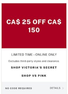 Victoria’s Secret – Current Offers Victoria’s Secret – Current Offers