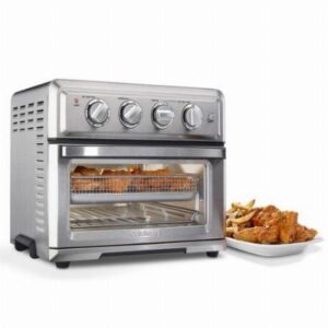 Cuisinart 0.6 cu. ft. Air Fryer Convection Oven with 7 Cooking Functions – Brushed Stainless S.. Cuisinart 0.6 cu. ft. Air Fryer Convection Oven with 7 Cooking Functions – Brushed Stainless Steel (