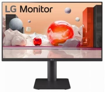 LG 25′ FHD 1920×1080 IPS 100Hz 5ms Height Adjustable 2x HDMI 1x Headphone Office Monitor, 25MS550-B