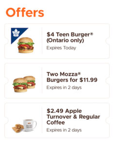 A&W offers A&W offers