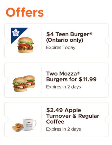 A&W offers