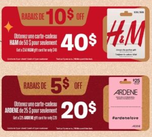 Jean Coutu – Discounted Gift Cards – Valid till Dec 18, 2024 Jean Coutu – Discounted Gift Cards – Valid till Dec 18, 2024