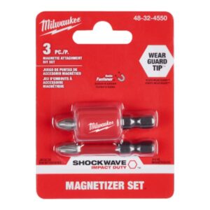 Milwaukee Tool SHOCKWAVE Impact Duty Magnetic Attachment & PH2 Bit Set (3-Piece) Milwaukee Tool SHOCKWAVE Impact Duty Magnetic Attachment & PH2 Bit Set (3-Piece)